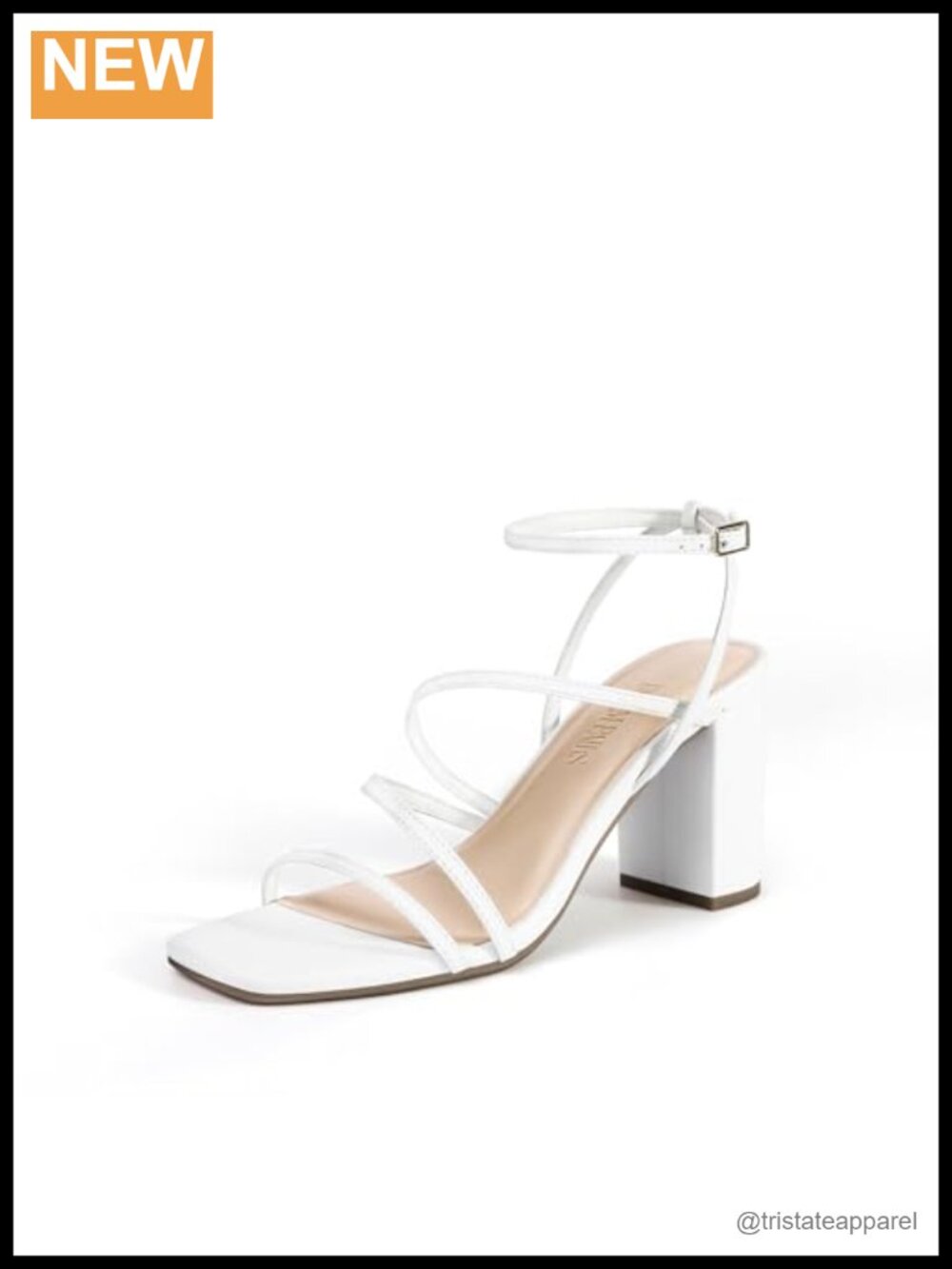 Chunky Heel Sandals Square Toe Block Heel Dress Sandals